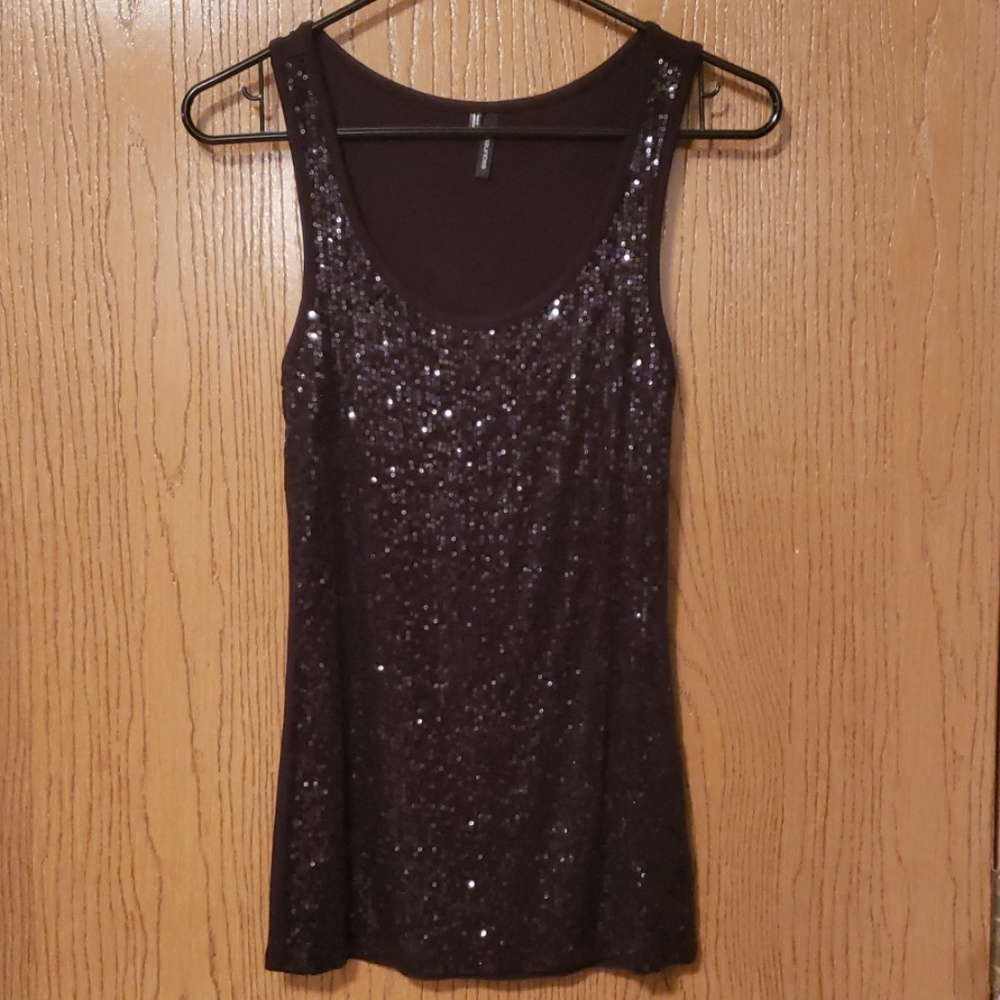 Sequin tank top